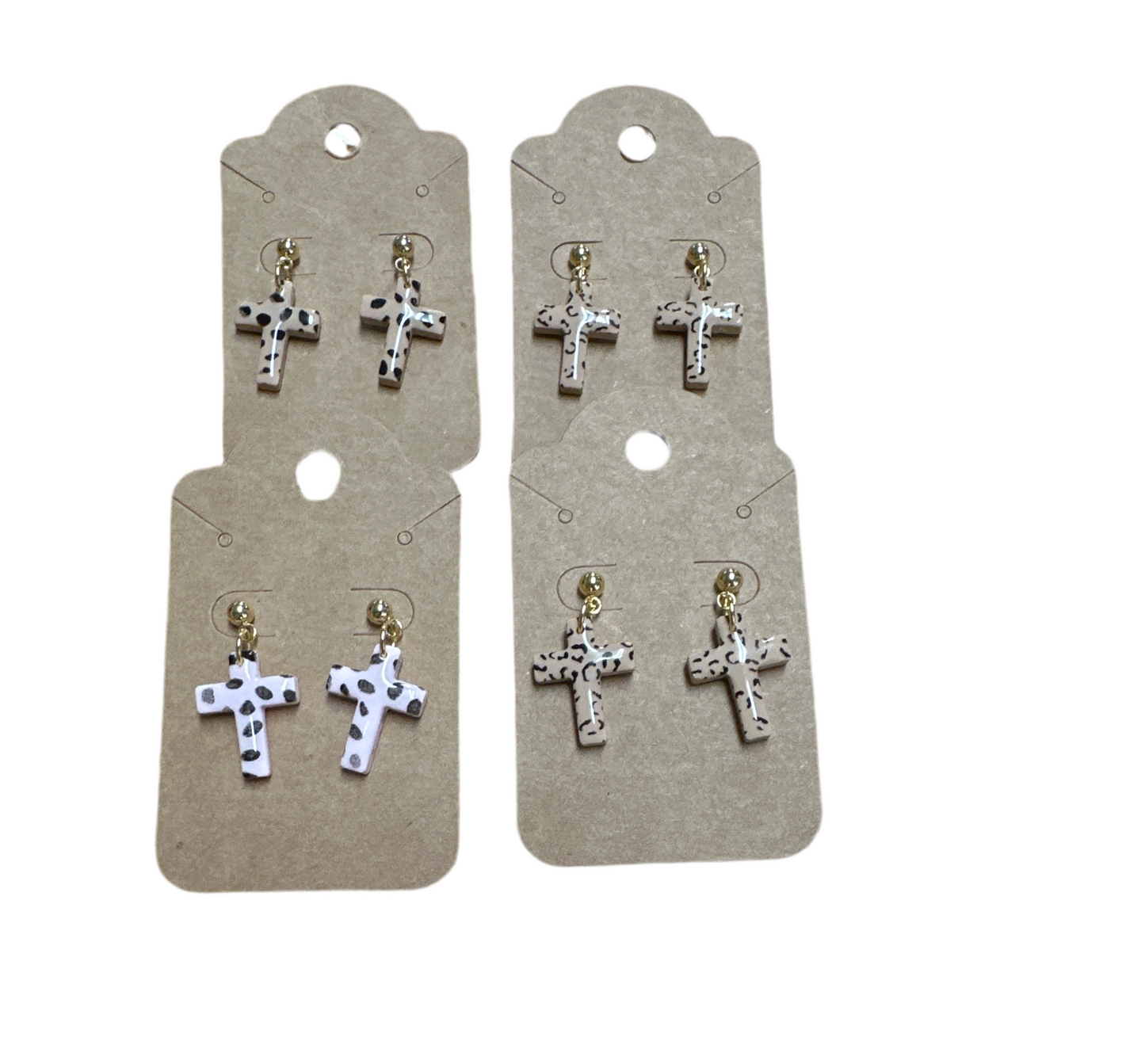 Cross earrings