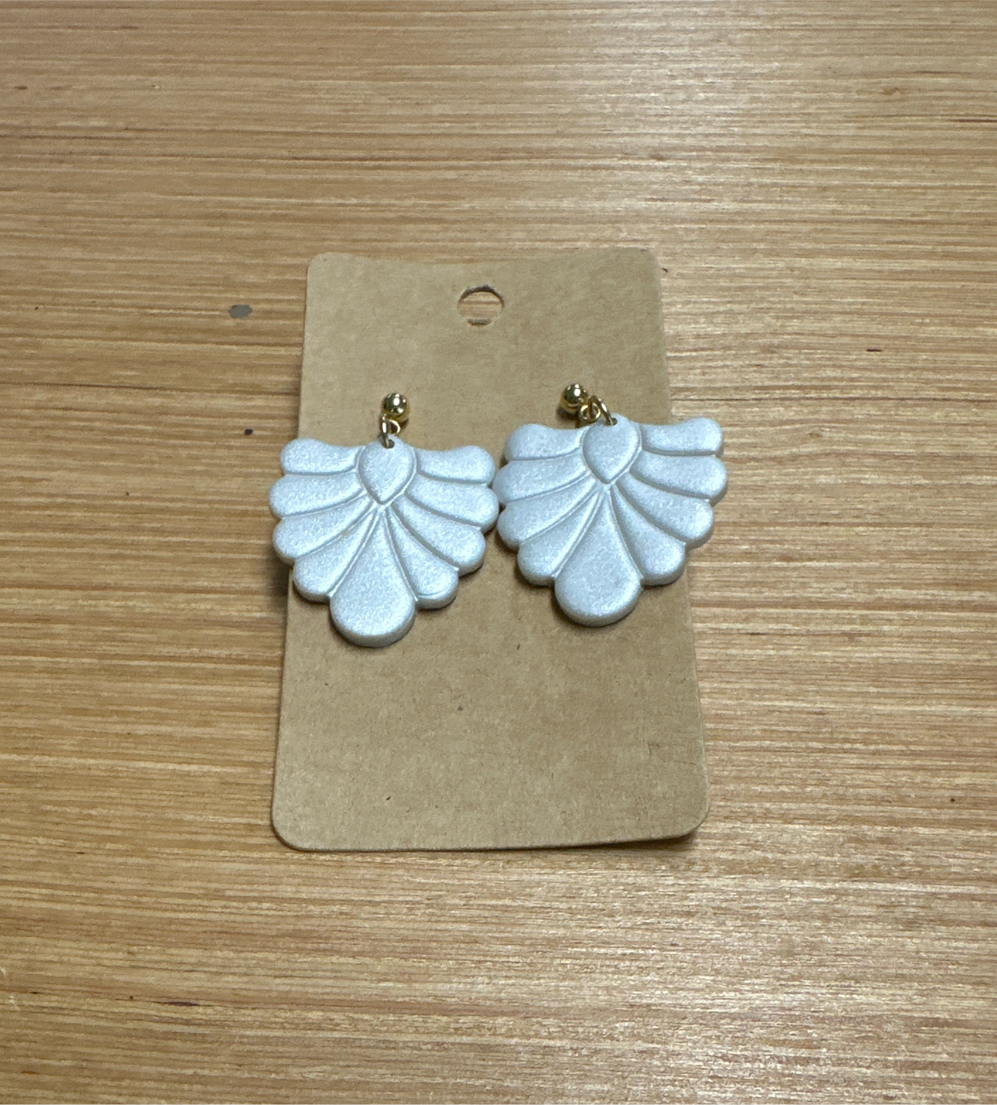 Silver Clay Earrings
