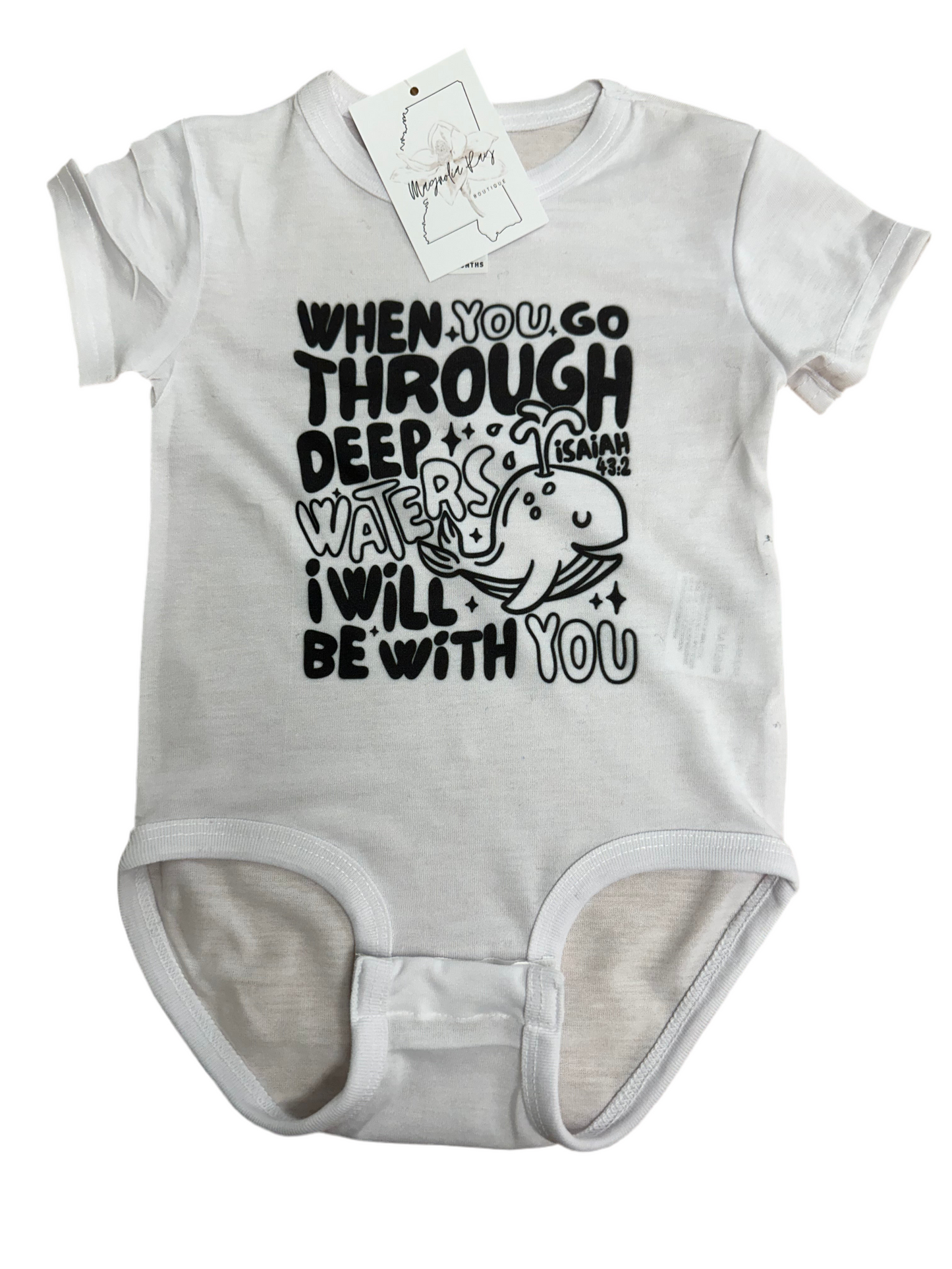Isiah 43:2 onesie
