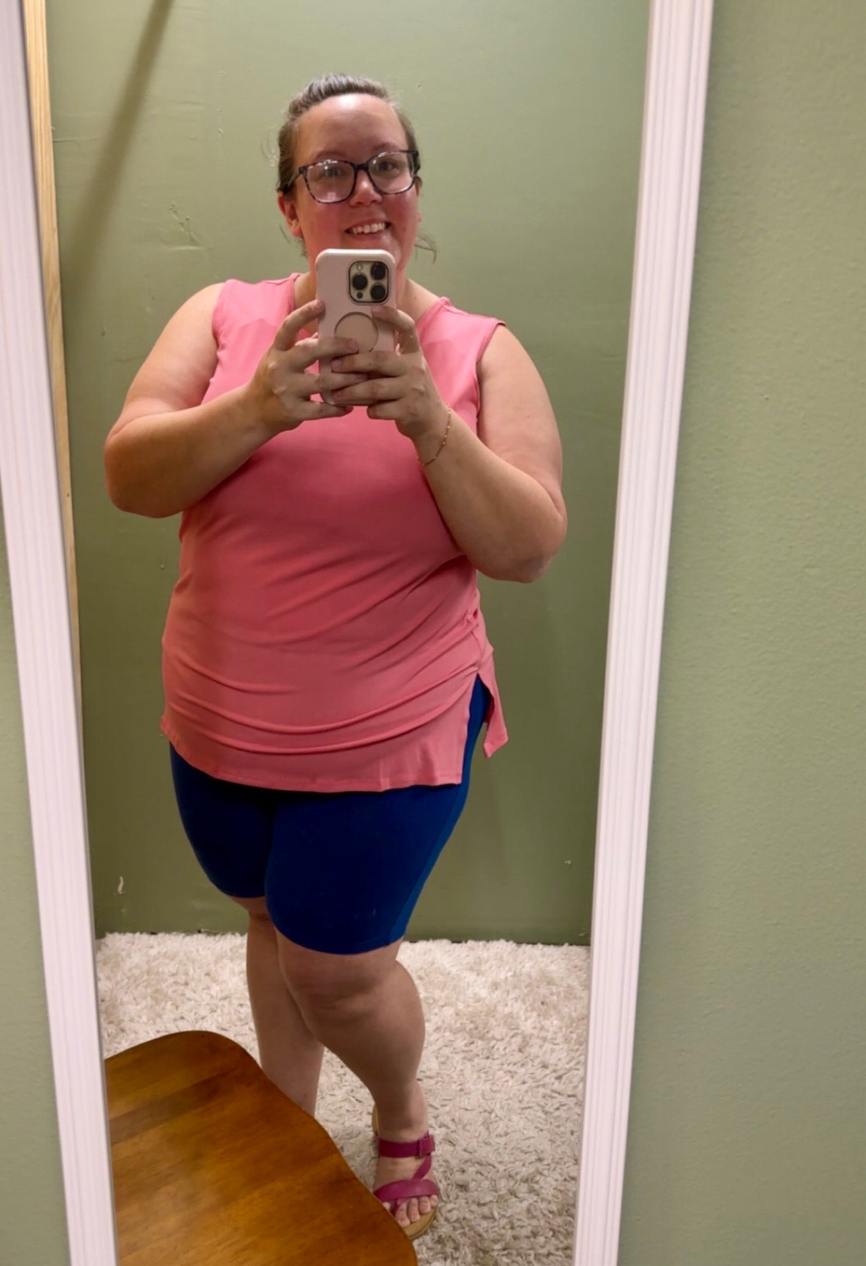 Sleeveless side slit top