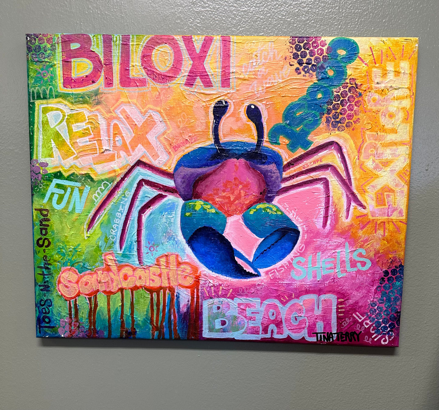 Crab painting