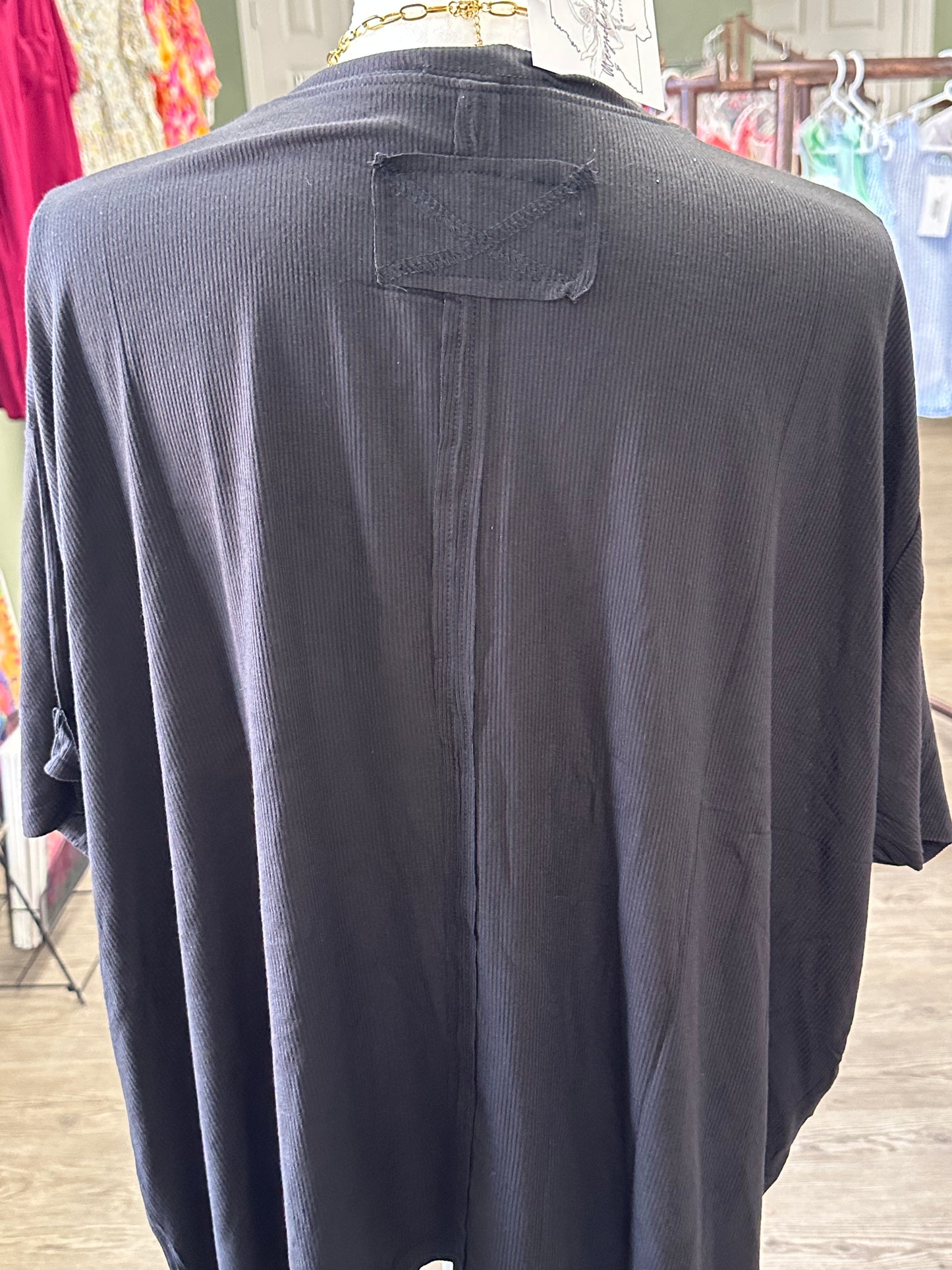 Oversized Ribbed Tee