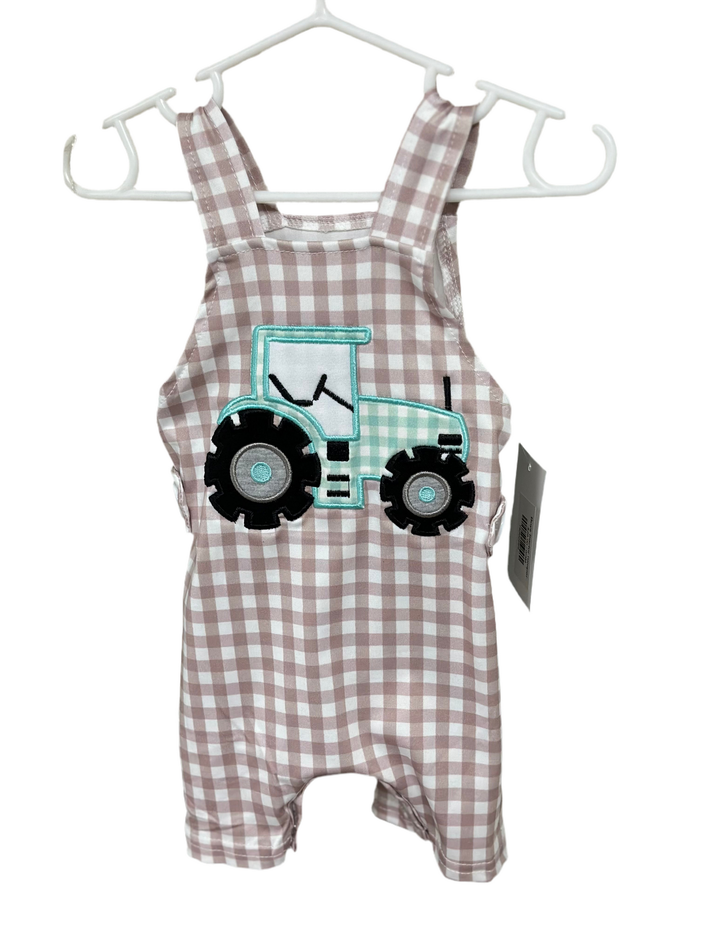 Boys tractor romper