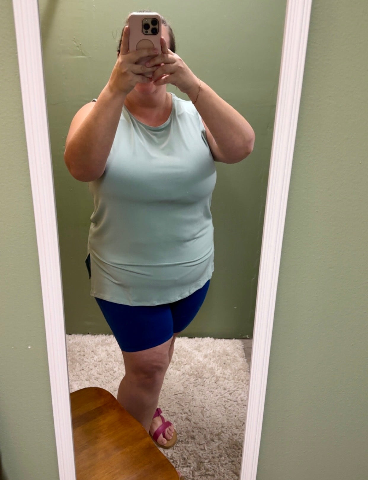 Sleeveless side slit top