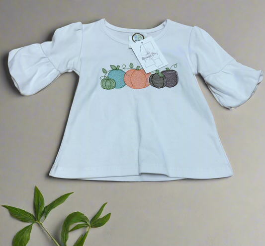 Girls pumpkin top (HBB)