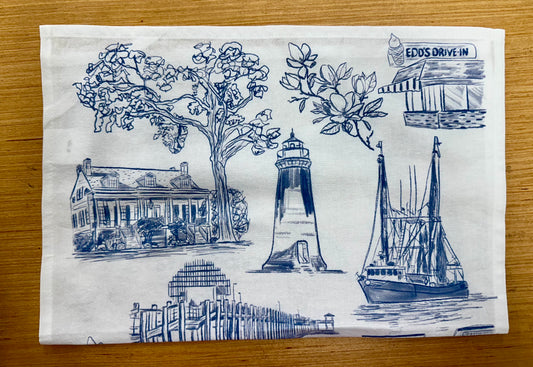 Coastal Tea towels