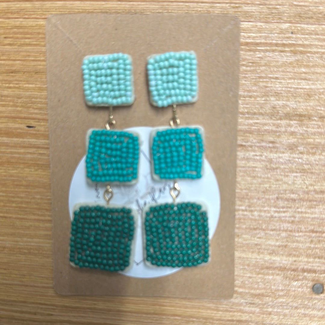 Dress it up bead earrings