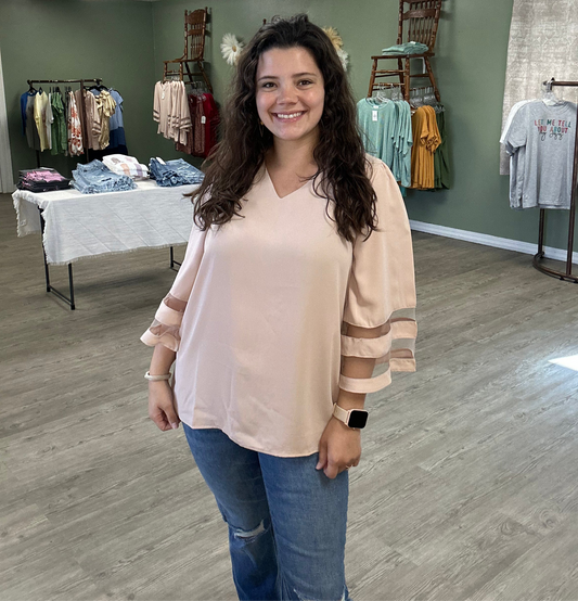 Zenana Blush top