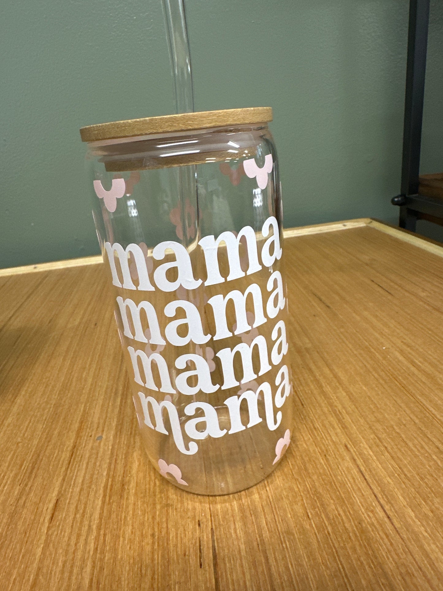 Libby “mama” cup with flowers