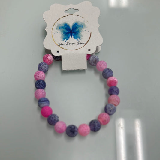 Blue butterfly bracelet