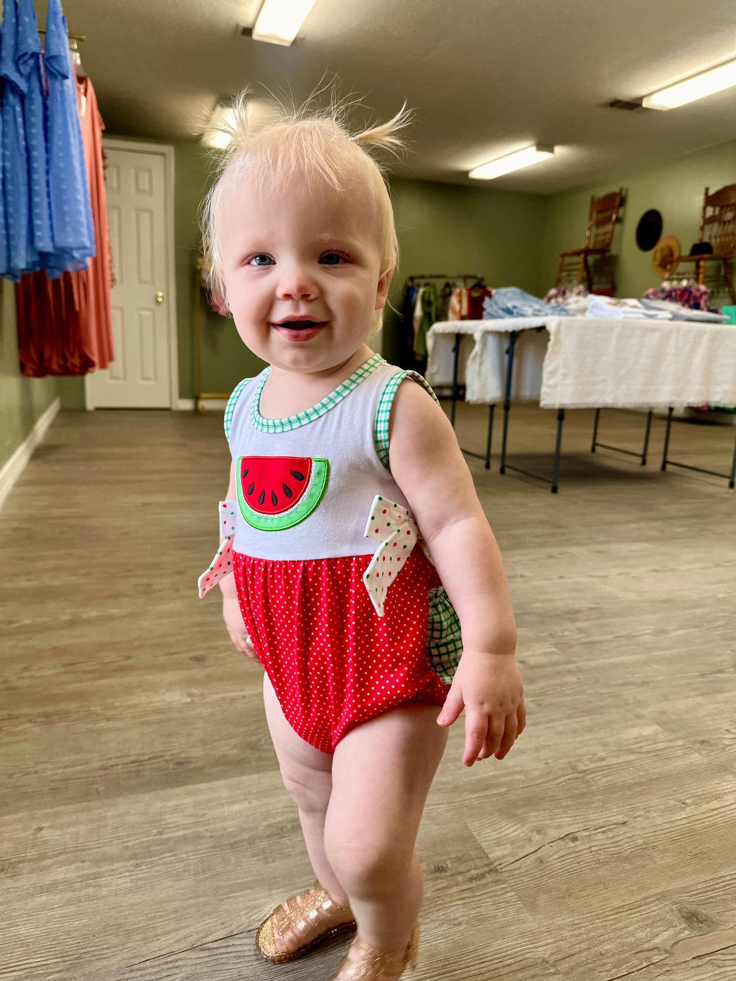 Girl’s watermelon onesie