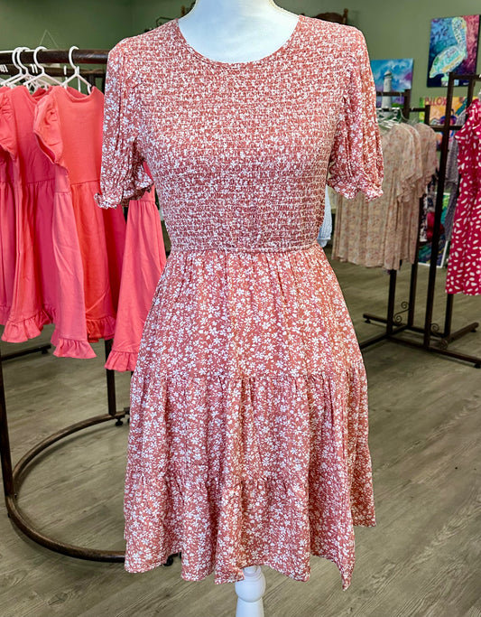 Smocked Ruffle Dress