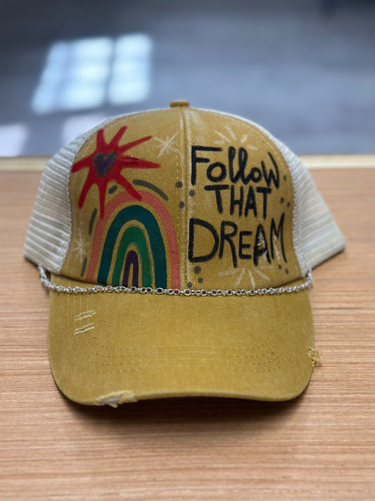 “Follow that dream” trucker hat