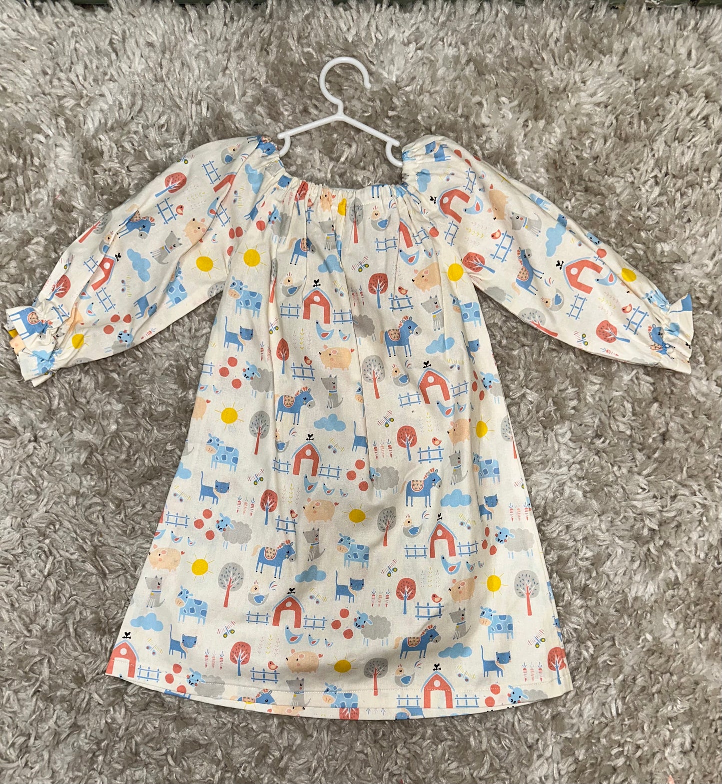 Girls long sleeve animal dress (HBB)