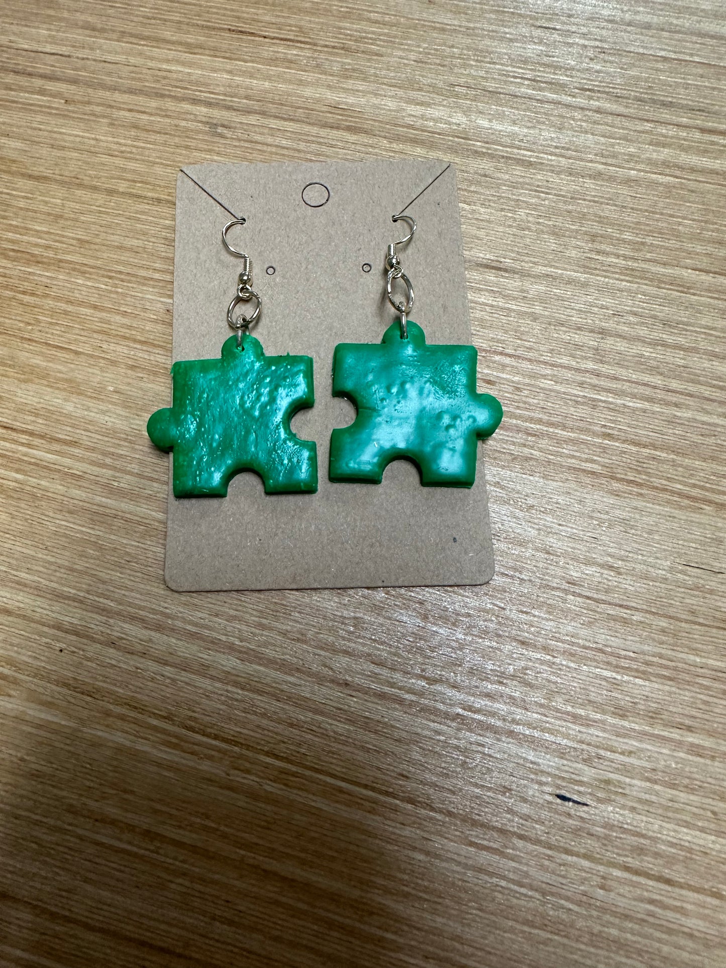 Clay earrings by J