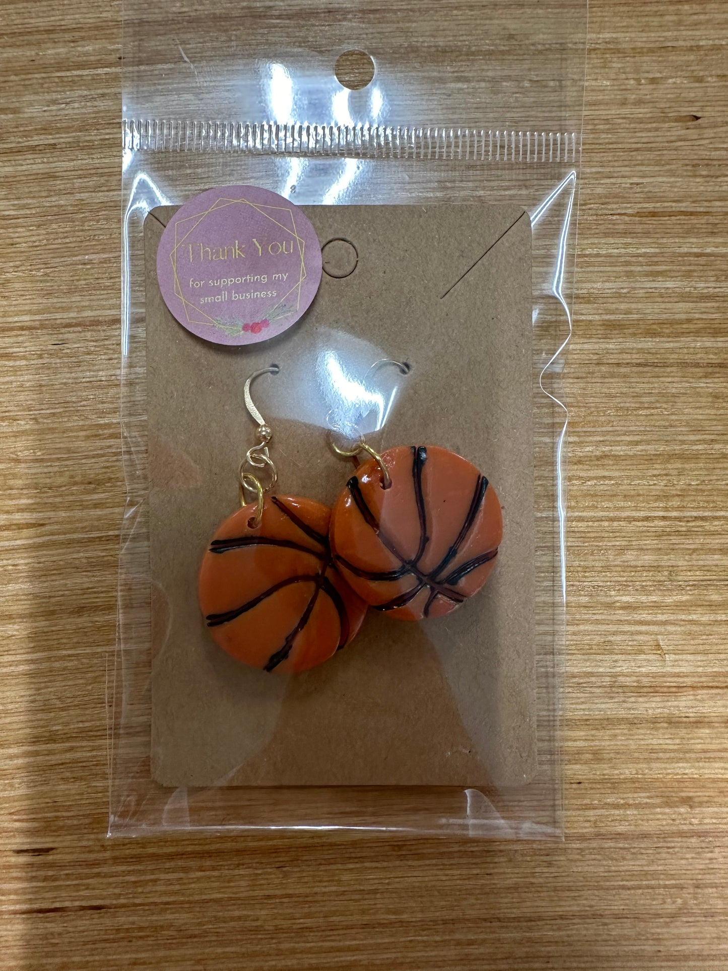 Clay earrings by J