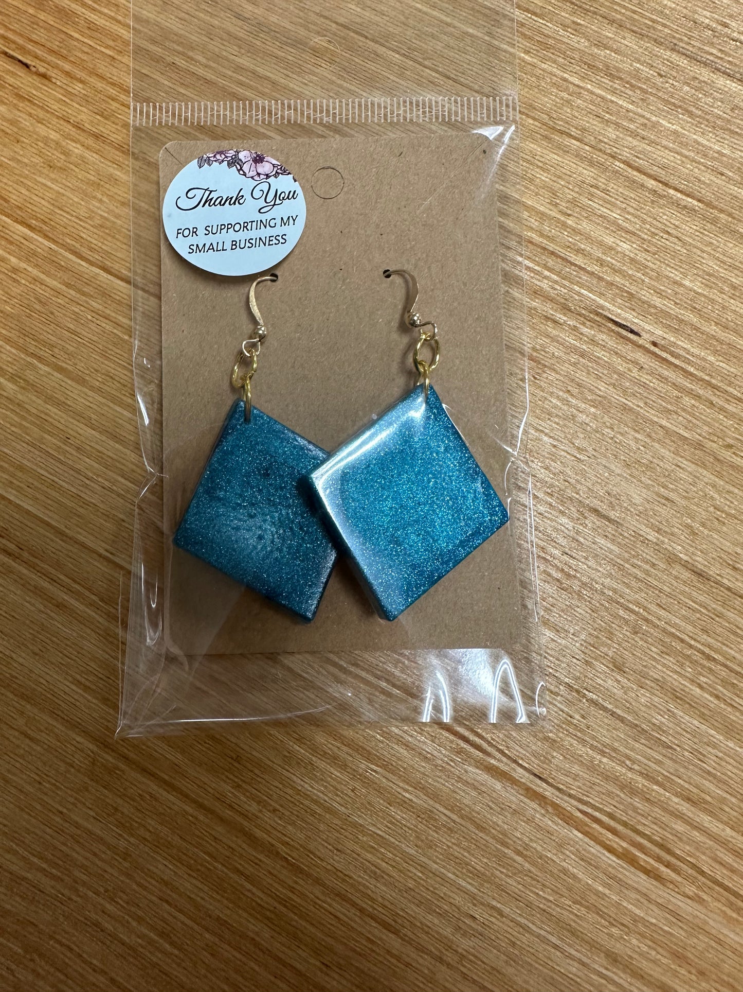 Clay earrings by J