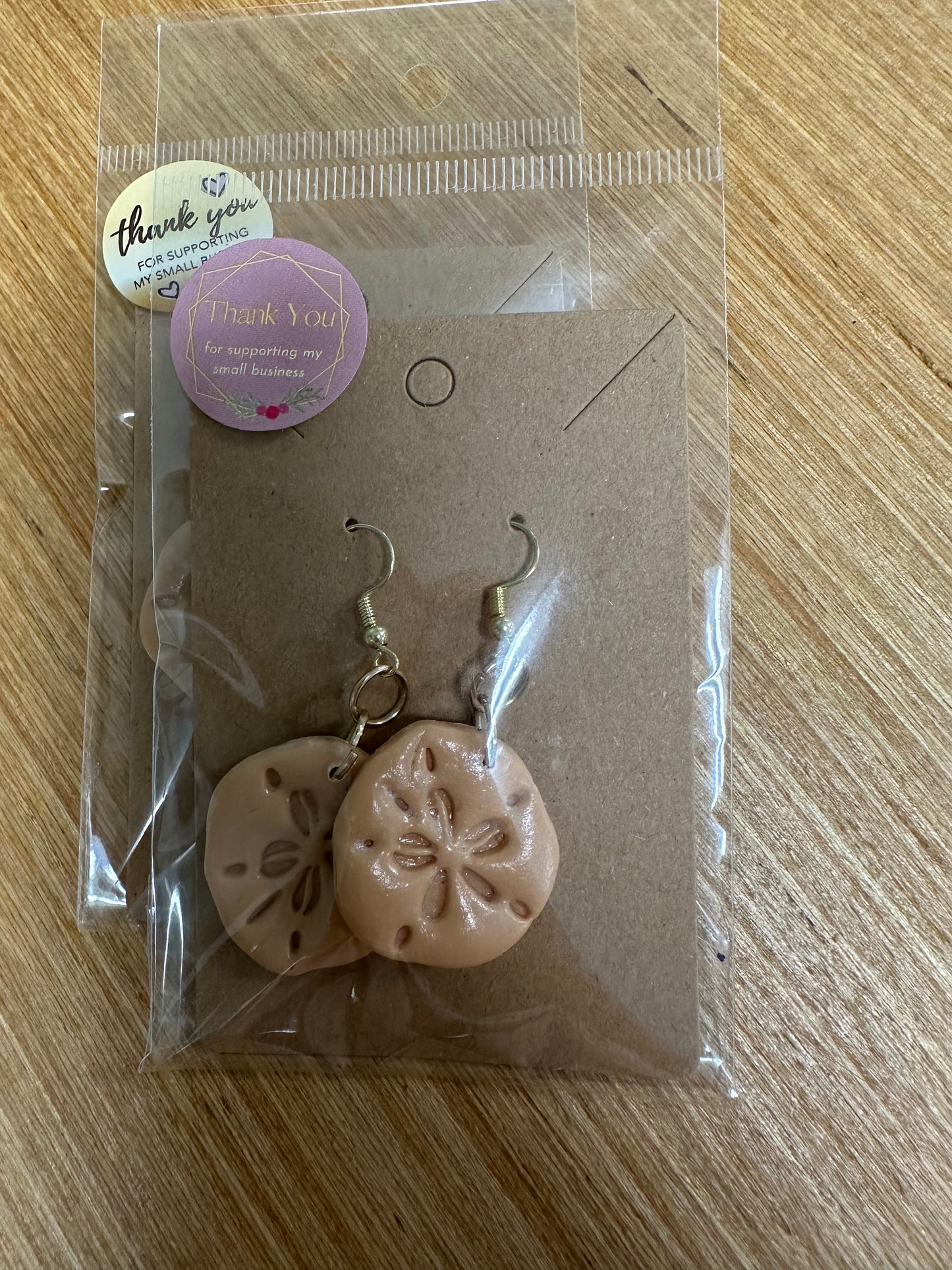 Clay earrings by J