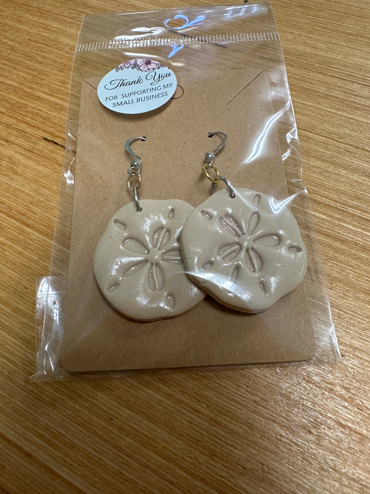 Clay earrings by J