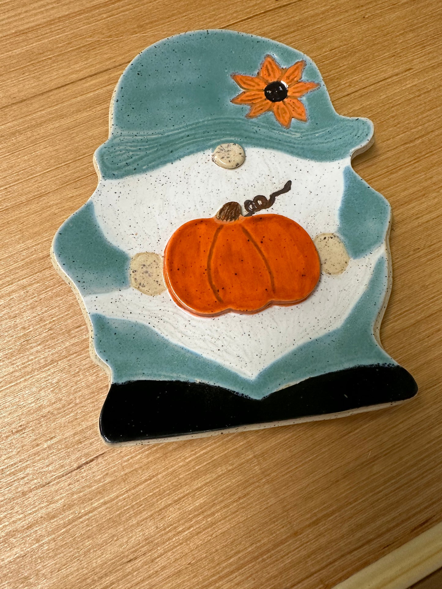 Fall gnome plate (crazy A’s)