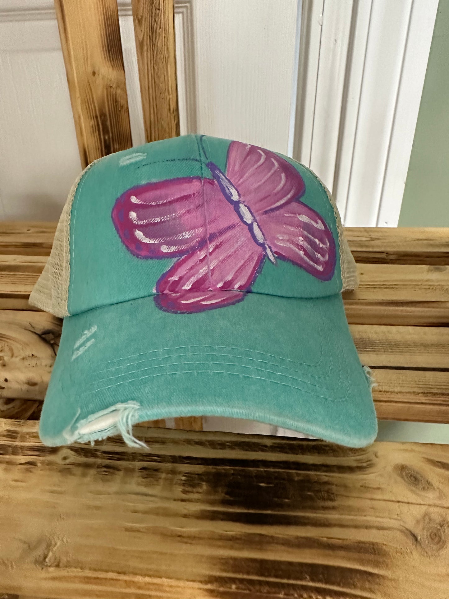 Hand painted Hats (Tina)