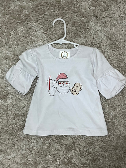 Girls Christmas shirt (HBB)