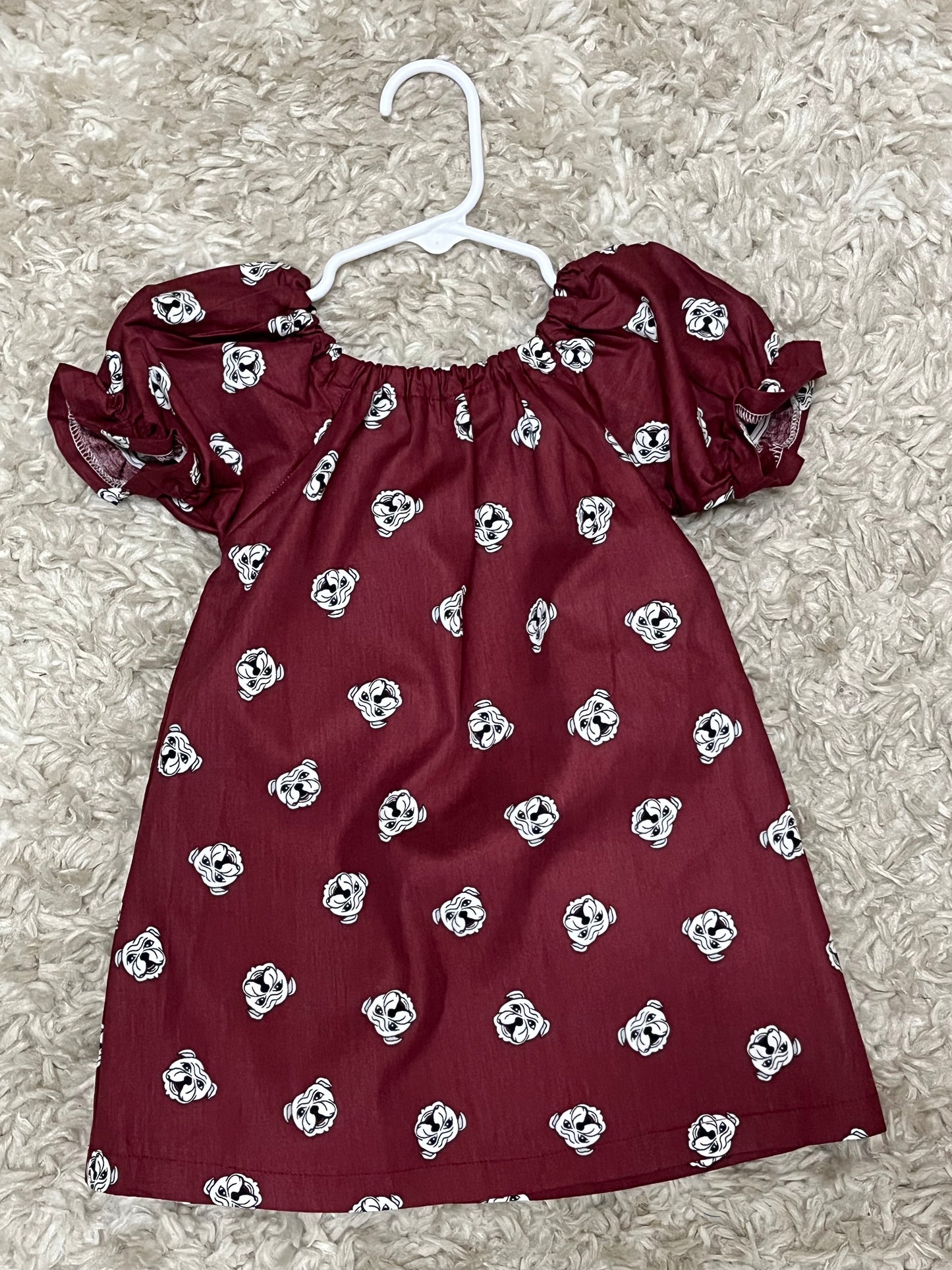 Girls bulldog dress (HBB)