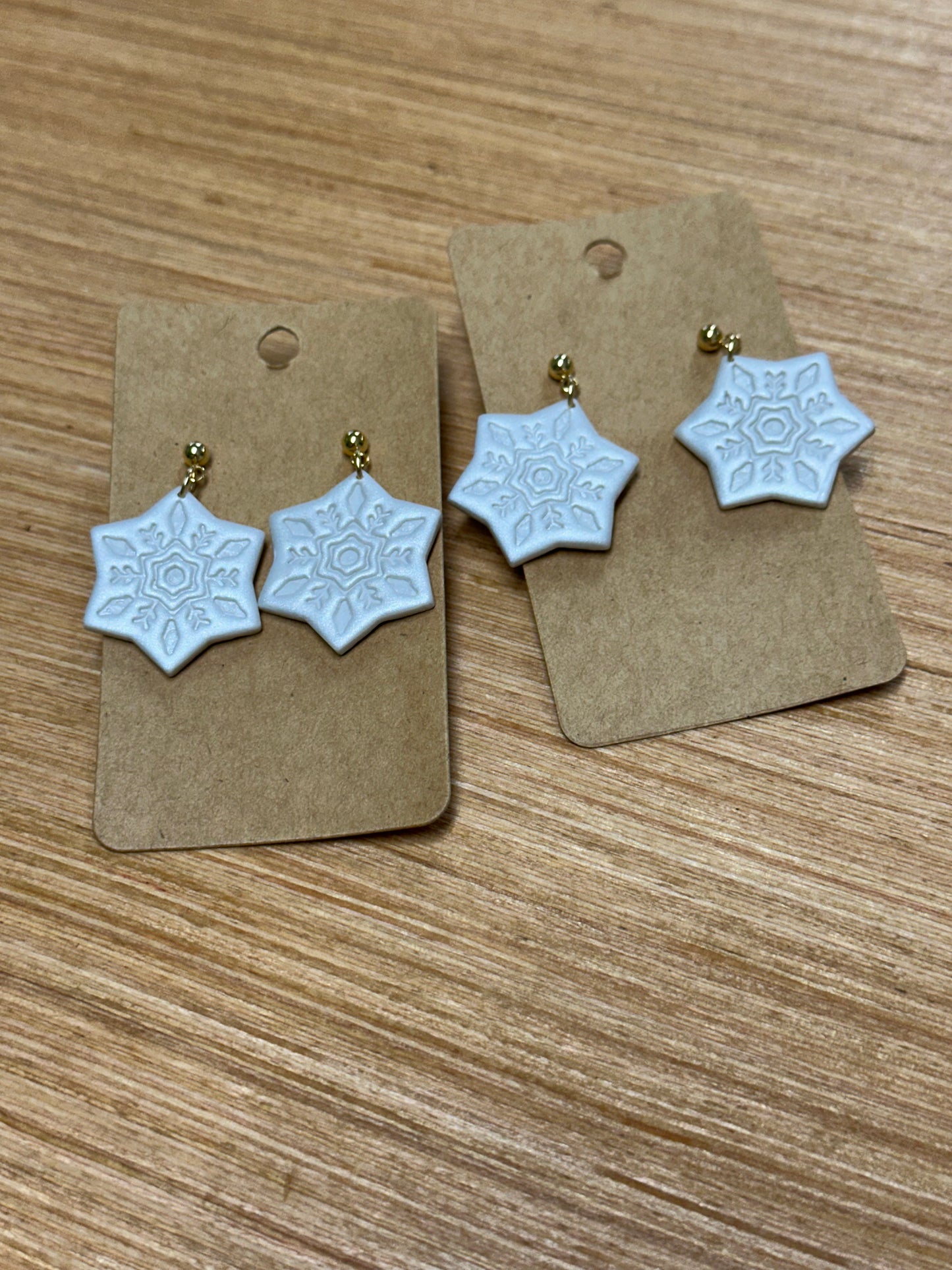 Snowflake earrings (Sadie)