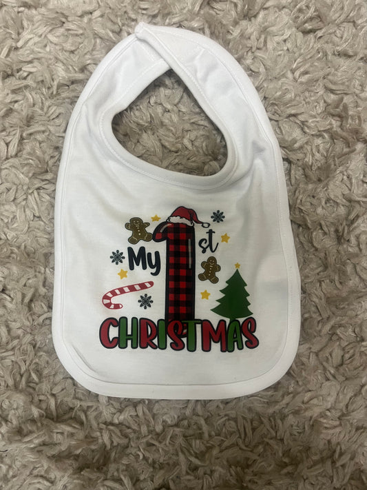 My first Christmas bib