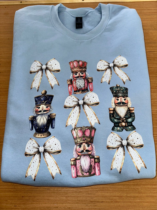 Nutcrackers and bows Sweater