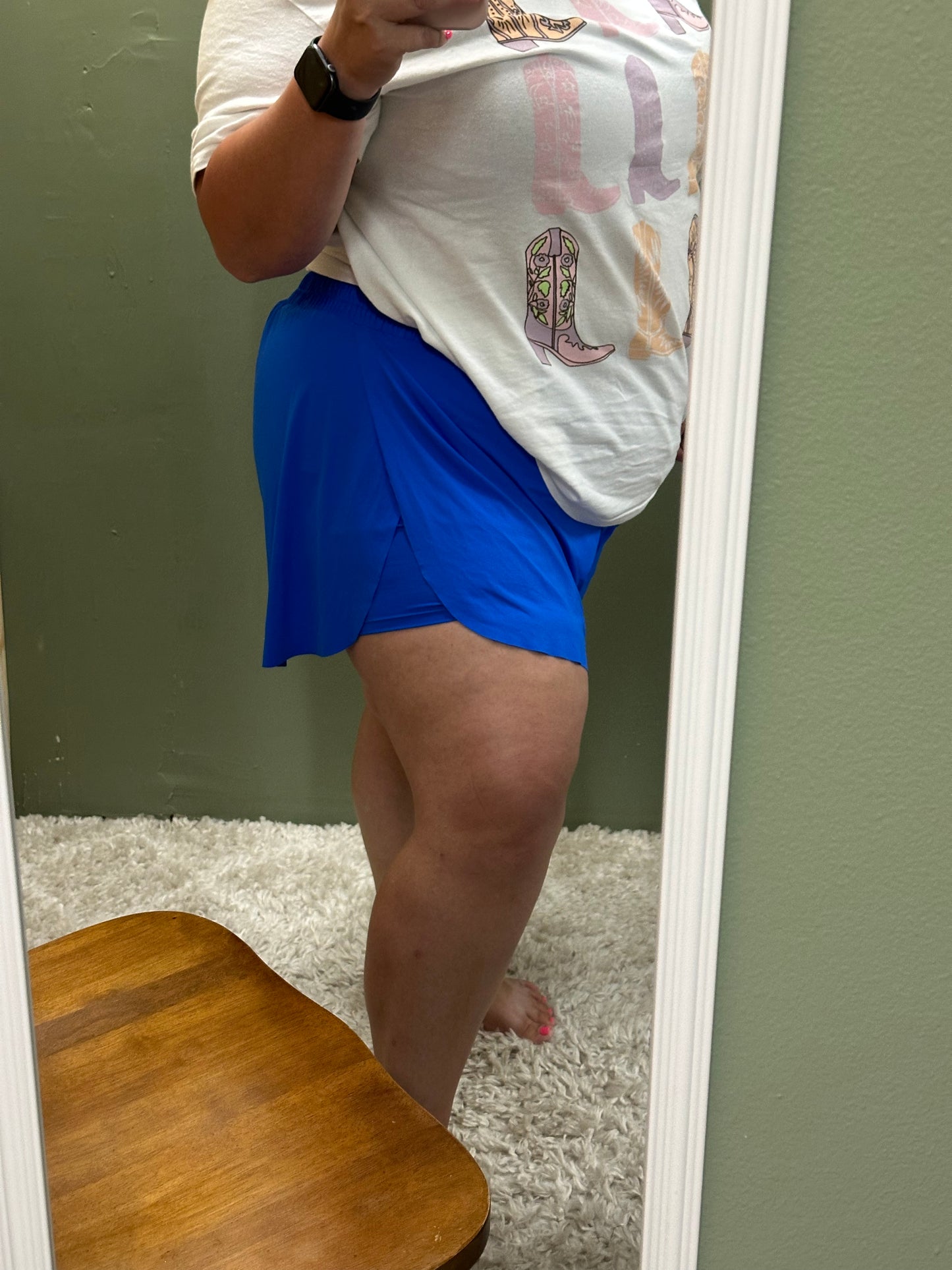 Royal Blue athletic shorts