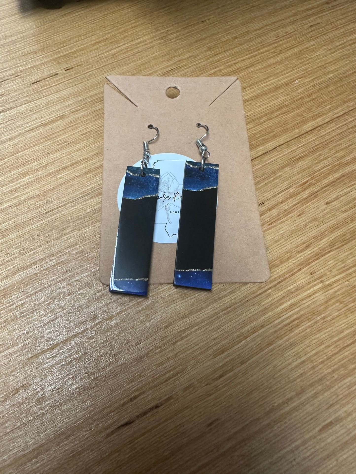 Rectangle earrings by CEN