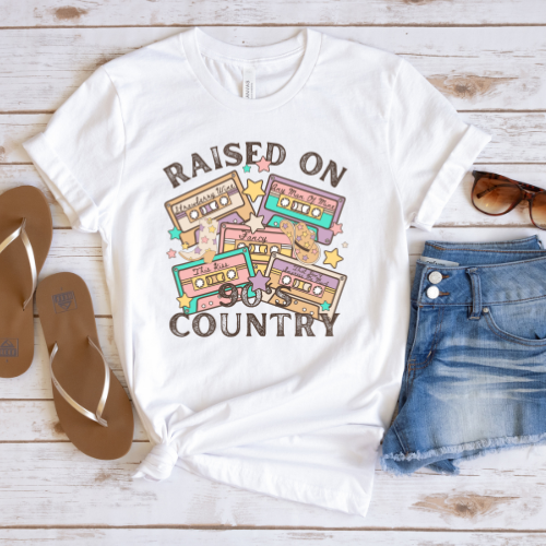 “Raised on 90s Country” tee